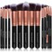 SHANYMakeup Brushes  Rose All Day  14Piece Brush Set  Foundation Powder Concealers Eye Shadows Makeup brushes  Complete Kabuki Makeup Brush Set in Rose Gold  14 PCS