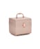 CaboodlesLife  Style Small Train Case Makeup Cosmetic Case Organizer Small Train CaseCream White