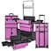 SHANY REBEL Series Pro Makeup Artists Rolling Train Case  Trolley Case  Charming Violet