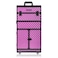 SHANY REBEL Series Pro Makeup Artists Rolling Train Case  Trolley Case  Charming Violet