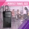 SunRiseProfessional Rolling Makeup Train Case Heavy Duty Hair Stylist  Makeup Artist Travel Case Black Diamond I3466DMAB