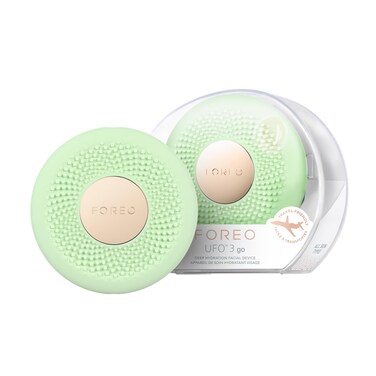 FOREO UFO 3 go  Compact 4in1 Full Facial LED Mask Treatment  Deep Moisturiser  Anti Aging Face Mask Beauty  Face Massager
