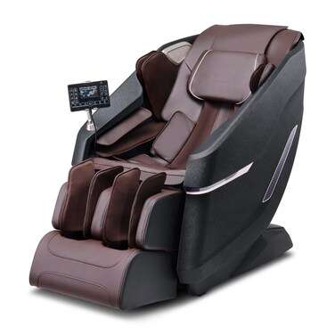 VEVOR Full Body Massage Chair SLTrack Zero Gravity Massage Recliner 4D Shiatsu Body Scan Heating Bluetooth Speaker Airbags for Living Room Home