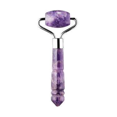 Skin Gym Mini Amethyst Facial Roller Massager for Wrinkles and Fine Lines AntiAging Face Lift Skin Care Beauty Tool