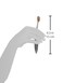 ArtisElite Linear 3 Makeup Brush  Perfect Precise Liner  Upper Lash Line or Lower Lashes  Ideal For Wider Line Pattern  Special Effects Makeup