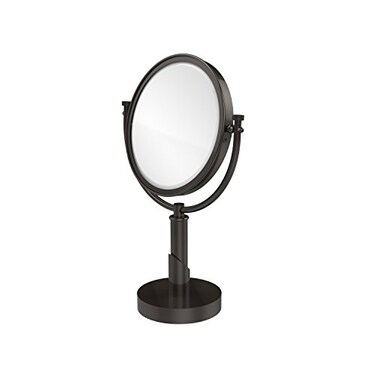 Allied Brass TR42XORB Table Mirror with 2X Magnification Oil Rubbed Bronze