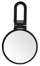 Danielle Folding Makeup Mirror with HandleStand 10X Magnification Midnight Matte