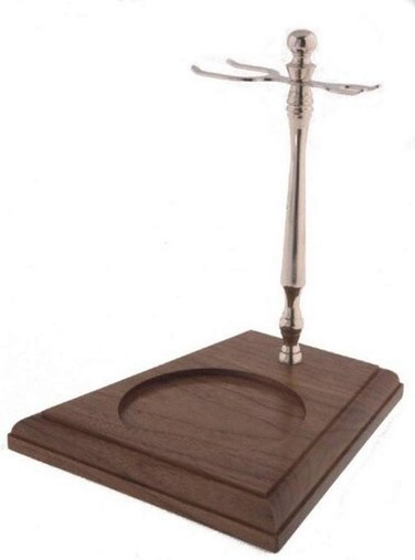 COL ICHABOD CONK Brush and Razor Stand