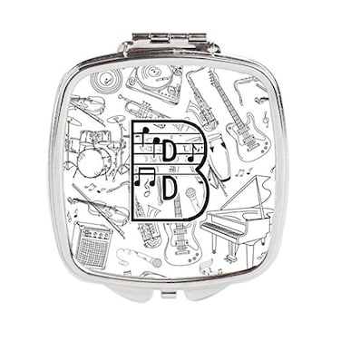 Letter B Musical Note Letters Compact Mirror CJ2007BSCM