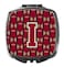 Carolines Treasures CJ1078ISCM Letter I Football Garnet and Gold Compact Mirror Multicolor