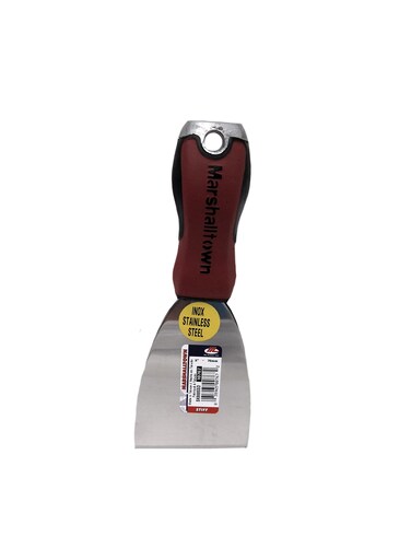 Marshalltown SK868SSD 3Inch SS Stiff Scraper with Empact End Durasoft