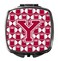 Carolines Treasures CJ1065YSCM Letter Y Football Crimson Grey and White Compact Mirror Multicolor