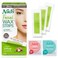 Nads Facial Wax Strips  Hypoallergenic All Skin Types  Facial Hair Removal For Women  At Home Waxing Kit with 20 Face Wax Strips  4 Calming Oil Wipes  Skin Protection Powder