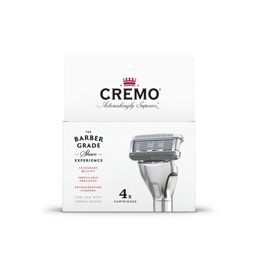 CremoAstonishingly Superior Razor Refills 4 Pack