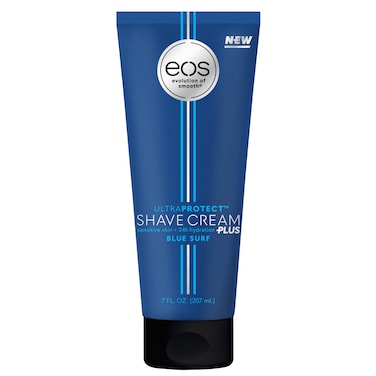 eos UltraProtect Mens Shave Cream Blue Surf 24Hour Hydration NonFoaming Formula 7 fl oz