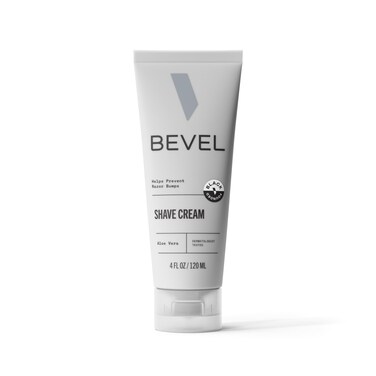 Bevel Shaving Cream for Men Moisturizing Shave Cream with Aloe Vera and Vitamin E to Soothe Skin and Prevent Razor Bumps 4 Fl Oz Packaging May Vary