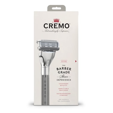 CremoAstonishingly Superior Barber Grade Refillable System Razor