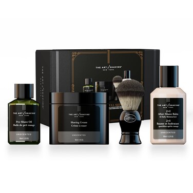 The Art of Shaving Shaving Kit for Men  The Perfect Gift for The Perfect Shave with Shaving Cream Shaving Brush After Shave Balm  Pre Shave Oil