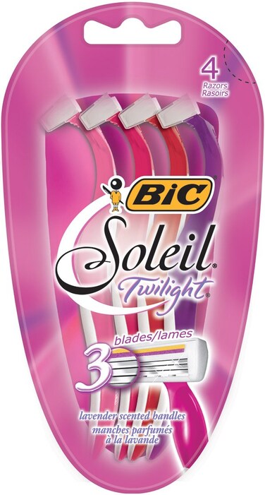 BIC Soleil Twilight Disposable Razor Women 4Count Pack of 6