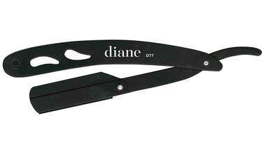 Diane Professional Straight Edge Shaving Razor Black 015 lb