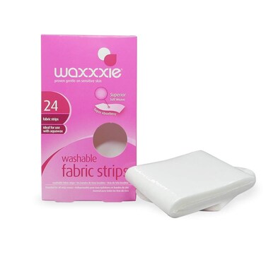 Washable Fabric Wax Strips 24pk for use with Wax Cartridge and Strip Wax for an Unbeatable at Home Salon Experience