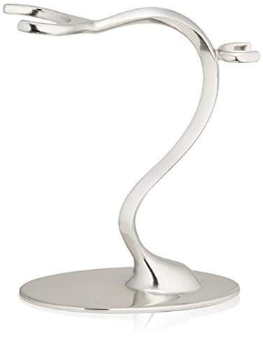 Nickel Plated S Shaving Stand