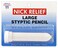 Nick Relief Large Styptic Pencil 0875 oz