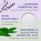 Dr TealsPure Epsom Salt Lavender  Eucalyptus 2 Count  6lbs Total