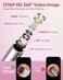 Ear Wax Removal Tool Camera 1296P HD Scope and 6 LED Lights Ear Cleaner with Camera Ear Cleaning Kit  Earwax Remover Tool with 10 Spoon