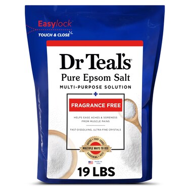 Dr Teals Unscented Epsom Salt 19 lbs