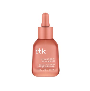 ITK Hyaluronic Acid Serum with Niacinamide  Squalane  Hydration  Plumping AntiAging Serum For Face  Deep Moisture Hydrating Face Serum For Sensitive  Dry Skin  Vegan  Cruelty Free 1 Fl Oz