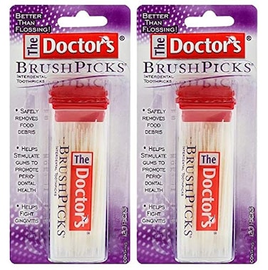 The DoctorsBrushpicks Interdental Toothpicks 120 Count Pack of 2