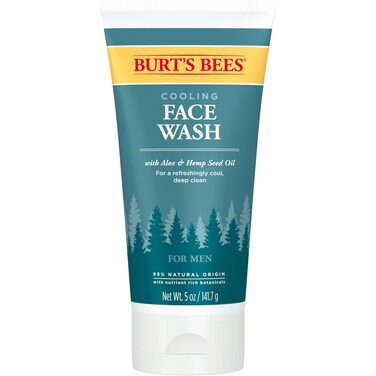 Burts Bees Cooling Face Wash with Aloe  Hemp For Men 5 Ounces