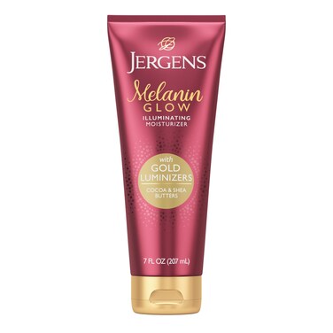 JergensHand and Body Lotion Melanin Glow Illuminating Moisturizer Gold 7 Oz Bottle