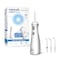 Waterpik Cordless Pearl Rechargeable Portable Water Flosser for Teeth Gums Braces Care and Travel with 4 Flossing Tips  ADA Accepted WF13 White Packaging May Vary
