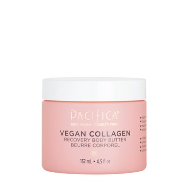Pacifica Beauty  Vegan Collagen Body Butter  Hydrating Nourishing Moisturizer  LongLasting Hydration  Cream Lotion for Dry Skin  Light Floral Scent  Paraben Free  Vegan  Cruelty Free