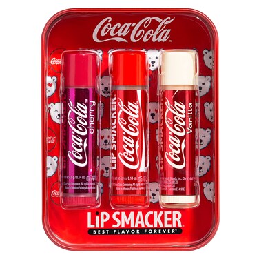 Lip SmackerCoca Cola Collection  Moisturizing Soothing Trio Cherry Coke Coke  Vanilla Coke