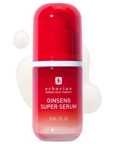 ErborianGinseng Face Super Serum 30 ml  Hydrating  Brightening Facial Serum for Women  Men  Fine Lines Wrinkles  Uneven Skin Tone  Hyaluronic Acid Serum for Firmer Skin  Natural Glow