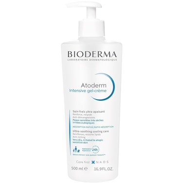 BiodermaAtoderm Intensive GelCrme  Body Lotion  Soothing and Moisturizing Body Cream for Sensitive Dry Very Dry to Atopic Skin