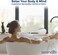 SereneLifePortable Spa Bubble Bath Massager  Relaxing Thermal Spa NonSlip Mat with Suction Cup Bottom Motorized Air Pump Adjustable Bubble Settings and Remote Control