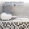 SereneLifePortable Spa Bubble Bath Massager  Relaxing Thermal Spa NonSlip Mat with Suction Cup Bottom Motorized Air Pump Adjustable Bubble Settings and Remote Control