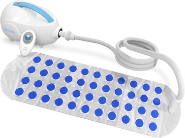 SereneLifePortable Spa Bubble Bath Massager  Relaxing Thermal Spa NonSlip Mat with Suction Cup Bottom Motorized Air Pump Adjustable Bubble Settings and Remote Control