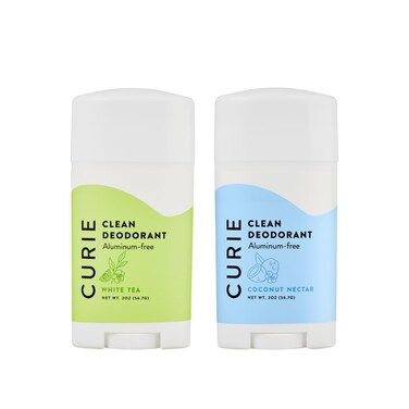 Curie Aluminum Free Deodorant  Coconut Nectar  White Tea Stick  Natural Deodorant Paraben Free Cruelty Free NonToxic