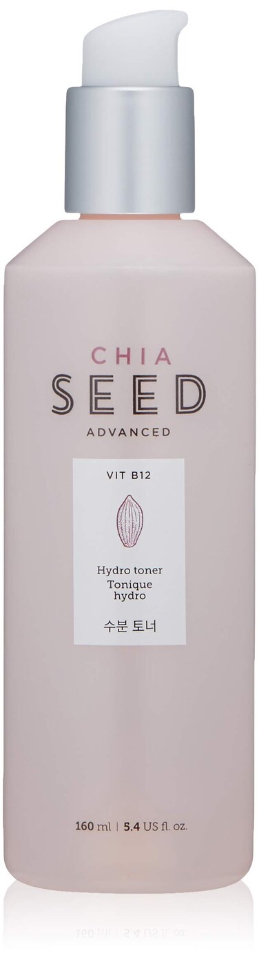 The Face ShopChia Seed Hydro toner  Soft Hydrating Lotion for Dry Skin Moisture  Comfort  Formulated with Chia Seed  Vitamin B12 for Intense Upgraded  Hydrating Care 54 Fl Oz