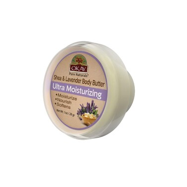 OKAY SHEA and LAVENDER BODY BUTTER Ultra Moisturizing 1oz  30gr