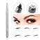 PinkiouMicroblading Kit 5 pcs Silver Hair Stroked Microblading Pen Eyebrow Tattoo Pen Holder microblading handles Tool Supplies