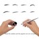 PinkiouMicroblading Kit 5 pcs Silver Hair Stroked Microblading Pen Eyebrow Tattoo Pen Holder microblading handles Tool Supplies