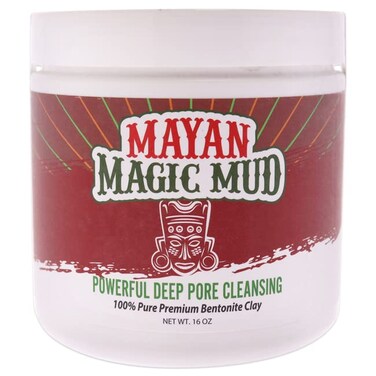 Mayan Magic MudPowerful Deep Pore Cleansing Sodium Bentonite Clay  Natural Face Mask Peel For Men And Women  USA Made Full Facial Skin Care  Spa Level Beauty Products That Cleanse Skin  16 Oz