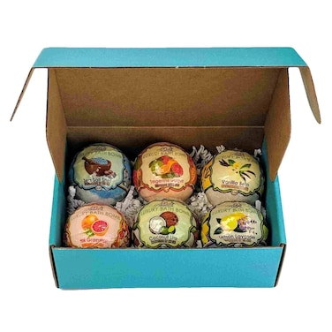 Bela Premium Luxury Bath Bombs Assorted Box of 6
