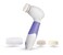 Pursonic Advanced Facial And Body Cleansing Brush Includes Facial Brush Body Brush Pumice Stone And Sponge Brush purple